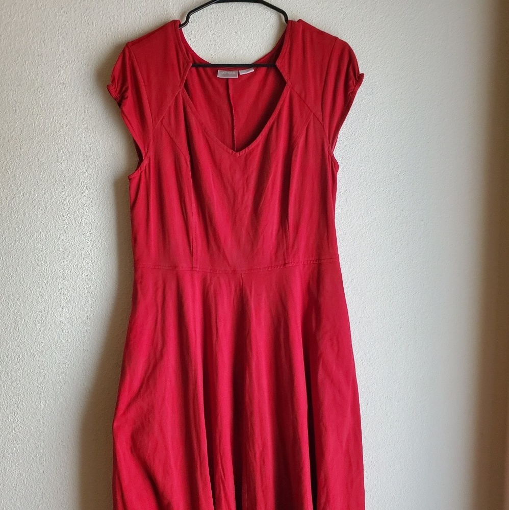 Eshakti Red Dress With Pockets